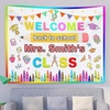 image:imageCHILLGENClassroom Wall Tapestry  Custom Notebook Wall Art For Boys Girls Kids Todders Back To School Decor For Playroom Classroom School Kindergarten Learning Tapestry Welcome Classroom Decor CLASSDS09CLASSDS04