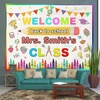 image:imageCHILLGENClassroom Wall Tapestry  Custom Notebook Wall Art For Boys Girls Kids Todders Back To School Decor For Playroom Classroom School Kindergarten Learning Tapestry Welcome Classroom Decor CLASSDS09CLASSDS04