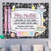 image:imageCHILLGENClassroom Wall Tapestry  Custom Notebook Wall Art For Boys Girls Kids Todders Back To School Decor For Playroom Classroom School Kindergarten Learning Tapestry Welcome Classroom Decor CLASSDS09CLASSDS01