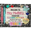 image:imageCHILLGENClassroom Wall Tapestry  Custom Notebook Wall Art For Boys Girls Kids Todders Back To School Decor For Playroom Classroom School Kindergarten Learning Tapestry Welcome Classroom Decor CLASSDS09CLASSDS09
