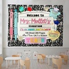 image:imageCHILLGENClassroom Wall Tapestry  Custom Notebook Wall Art For Boys Girls Kids Todders Back To School Decor For Playroom Classroom School Kindergarten Learning Tapestry Welcome Classroom Decor CLASSDS09CLASSDS09
