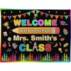 image:imageCHILLGENClassroom Wall Tapestry  Custom Notebook Wall Art For Boys Girls Kids Todders Back To School Decor For Playroom Classroom School Kindergarten Learning Tapestry Welcome Classroom Decor CLASSDS09CLASSDS05