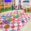 image:imageClassroom Rugs for Kid Kids Rugs for Bedroom Boys Colorful Crayon Carpet Class Kids Rugs for Playroom NonSlip Large Classroom Rug Soft Teacher Rug Welcome to Clasroom MatCute Smiley Face Pink