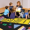 image:imageClassroom Rugs for Kid Kids Rugs for Bedroom Boys Colorful Crayon Carpet Class Kids Rugs for Playroom NonSlip Large Classroom Rug Soft Teacher Rug Welcome to Clasroom MatMath