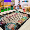 image:imageClassroom Rugs for Kid Kids Rugs for Bedroom Boys Colorful Crayon Carpet Class Kids Rugs for Playroom NonSlip Large Classroom Rug Soft Teacher Rug Welcome to Clasroom MatNotebookstyle 04