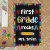 image:imageClassroom Rugs for Kid Kids Rugs for Bedroom Boys Colorful Crayon Carpet Class Kids Rugs for Playroom NonSlip Large Classroom Rug Soft Teacher Rug Welcome to Clasroom MatFirst Grade