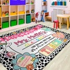 image:imageClassroom Rugs for Kid Kids Rugs for Bedroom Boys Colorful Crayon Carpet Class Kids Rugs for Playroom NonSlip Large Classroom Rug Soft Teacher Rug Welcome to Clasroom MatNotebookstyle 05