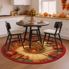 image:imageCustom 3D Effect Printed Christmas Round Rug Christmas Tree Round Mat Christmas Welcome Rug Outdoor Indoor Decor Christmas Decor New Home Gifts Holiday Illusion Carpet Personalized Round Mat 13