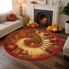 image:imageCustom 3D Effect Printed Christmas Round Rug Christmas Tree Round Mat Christmas Welcome Rug Outdoor Indoor Decor Christmas Decor New Home Gifts Holiday Illusion Carpet Personalized Round Mat 13