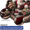 image:imageCustom 3D Effect Printed Christmas Round Rug Christmas Tree Round Mat Welcome Rug Indoor Decor Christmas Decor New Home Gifts Personalized Round Mat Holiday Illusion Carpet A17A7