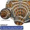 image:imageCustom 3D Effect Printed Christmas Round Rug Christmas Tree Round Mat Welcome Rug Indoor Decor Christmas Decor New Home Gifts Personalized Round Mat Holiday Illusion Carpet A17A14