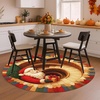 image:imageCustom 3D Effect Printed Christmas Round Rug Christmas Tree Round Mat Welcome Rug Indoor Decor Christmas Decor New Home Gifts Personalized Round Mat Holiday Illusion Carpet A17A19