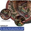 image:imageCustom 3D Effect Printed Christmas Round Rug Christmas Tree Round Mat Welcome Rug Indoor Decor Christmas Decor New Home Gifts Personalized Round Mat Holiday Illusion Carpet A17A5