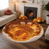 image:imageCustom 3D Effect Printed Christmas Round Rug Christmas Tree Round Mat Welcome Rug Indoor Decor Christmas Decor New Home Gifts Personalized Round Mat Holiday Illusion Carpet A17A6