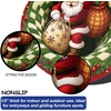 image:imageCustom 3D Effect Printed Christmas Round Rug Christmas Tree Round Mat Welcome Rug Indoor Decor Christmas Decor New Home Gifts Personalized Round Mat Holiday Illusion Carpet A17A12