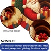 image:imageCustom 3D Effect Printed Christmas Round Rug Christmas Tree Round Mat Welcome Rug Indoor Decor Christmas Decor New Home Gifts Personalized Round Mat Holiday Illusion Carpet A17A19