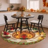 image:imageCustom 3D Effect Printed Christmas Round Rug Christmas Tree Round Mat Welcome Rug Indoor Decor Christmas Decor New Home Gifts Personalized Round Mat Holiday Illusion Carpet A17A1