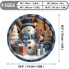 image:imageCustom 3D Effect Printed Christmas Round Rug Christmas Tree Round Mat Welcome Rug Indoor Decor Christmas Decor New Home Gifts Personalized Round Mat Holiday Illusion Carpet A17A2