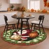 image:imageCustom 3D Effect Printed Christmas Round Rug Christmas Tree Round Mat Welcome Rug Indoor Decor Christmas Decor New Home Gifts Personalized Round Mat Holiday Illusion Carpet A17A12