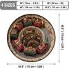 image:imageCustom 3D Effect Printed Christmas Round Rug Christmas Tree Round Mat Welcome Rug Indoor Decor Christmas Decor New Home Gifts Personalized Round Mat Holiday Illusion Carpet A17A9