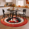 image:imageCustom 3D Effect Printed Christmas Round Rug Christmas Tree Round Mat Welcome Rug Indoor Decor Christmas Decor New Home Gifts Personalized Round Mat Holiday Illusion Carpet A17A16