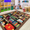 image:imageCustom Bookshelf Rug Classroom Library Rugs  Reading Rug for Classroom Today a Reader Tomorrow a Leader Rugs Cozy Class Decor Motivational Carpet Mat for Kids Teachers LibraryStyle 6