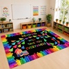 image:imageCustom Bookshelf Rug Classroom Library Rugs  Reading Rug for Classroom Today a Reader Tomorrow a Leader Rugs Cozy Class Decor Motivational Carpet Mat for Kids Teachers LibraryStyle 9
