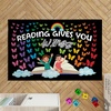 image:imageCustom Bookshelf Rug Classroom Library Rugs  Reading Rug for Classroom Today a Reader Tomorrow a Leader Rugs Cozy Class Decor Motivational Carpet Mat for Kids Teachers LibraryButterflies