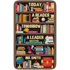 image:imageCustom Bookshelf Rug Classroom Library Rugs  Reading Rug for Classroom Today a Reader Tomorrow a Leader Rugs Cozy Class Decor Motivational Carpet Mat for Kids Teachers LibraryStyle 6