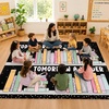 image:imageCustom Bookshelf Rug Classroom Library Rugs  Reading Rug for Classroom Today a Reader Tomorrow a Leader Rugs Cozy Class Decor Motivational Carpet Mat for Kids Teachers LibraryStyle 4