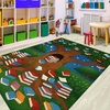 image:imageCustom Bookshelf Rug Classroom Library Rugs  Reading Rug for Classroom Today a Reader Tomorrow a Leader Rugs Cozy Class Decor Motivational Carpet Mat for Kids Teachers LibraryStyle 2