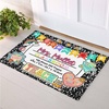 image:imageCustom Classroom Doormat Personlized Name Teacher Doormat Cute Notebook Classroom Mat Back to School Clasroom Decor Teacher GiftsColorful Note Mats