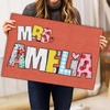 image:imageCustom Classroom Doormat Personlized Name Teacher Doormat Cute Notebook Classroom Mat Back to School Clasroom Decor Teacher GiftsCustom Name02