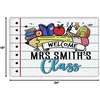 image:imageCustom Classroom Doormat Personlized Name Teacher Doormat Cute Notebook Classroom Mat Back to School Clasroom Decor Teacher GiftsInspirational Quotes