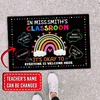 image:imageCustom Classroom Doormat Personlized Name Teacher Doormat Cute Notebook Classroom Mat Back to School Clasroom Decor Teacher GiftsIts Okay Class Mats