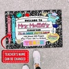 image:imageCustom Classroom Doormat Personlized Name Teacher Doormat Cute Notebook Classroom Mat Back to School Clasroom Decor Teacher GiftsNotebook Matstyle 2