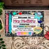 image:imageCustom Classroom Doormat Personlized Name Teacher Doormat Cute Notebook Classroom Mat Back to School Clasroom Decor Teacher GiftsNotebook Matstyle 2
