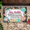 image:imageCustom Classroom Doormat Personlized Name Teacher Doormat Cute Notebook Classroom Mat Back to School Clasroom Decor Teacher GiftsNotebook Matstyle 3