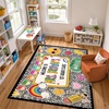 image:imageCustom Composition Notebook Classroom Rugs for Kids Kids Rugs for Bedroom Boys Pastel Rug for Classroom NonSlip Large Classroom Rug Back to School Style 2 x 3 RectangularComposition 2