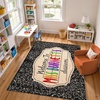 image:imageCustom Composition Notebook Classroom Rugs for Kids Kids Rugs for Bedroom Boys Pastel Rug for Classroom NonSlip Large Classroom Rug Back to School Style 2 x 3 RectangularGalaxy Style D02
