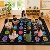 image:imageCustom Composition Notebook Classroom Rugs for Kids Kids Rugs for Bedroom Boys Pastel Rug for Classroom NonSlip Large Classroom Rug Back to School Style 2 x 3 RectangularFeeling 2