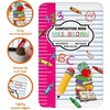 image:imageCustom Composition Notebook Classroom Rugs for Kids Kids Rugs for Bedroom Boys Pastel Rug for Classroom NonSlip Large Classroom Rug Back to School Style 2 x 3 RectangularPink Notebook