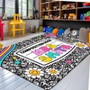 image:imageCustom Composition Notebook Classroom Rugs for Kids Kids Rugs for Bedroom Boys Pastel Rug for Classroom NonSlip Large Classroom Rug Back to School Style 2 x 3 RectangularComposition 4