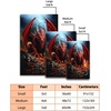 image:imageCustom Dragon Rugs for Living Room  Dragon Area Rug Washable Soft NonSlip Dragon Magical Fantasy Dragon Area Rug Dragon Carpet Bedroom Decor Dragon Rug 11 2x3ft3x5ft4x6ft5x8ftDragon Rug 18