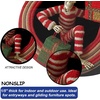 image:imageCustom Round Christmas Area Rug Personalized Christmas Round Carpet Cozy 3D Effect Printed Outdoor Indoor Decor Area Rug NonSlip Rug for Living Room Bedroom Dining Room Decor D22D21