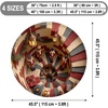 image:imageCustom Round Christmas Area Rug Personalized Christmas Round Carpet Cozy 3D Effect Printed Outdoor Indoor Decor Area Rug NonSlip Rug for Living Room Bedroom Dining Room Decor D22D22