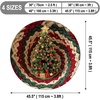 image:imageCustom Round Christmas Area Rug Personalized Christmas Round Carpet Cozy 3D Effect Printed Outdoor Indoor Decor Area Rug NonSlip Rug for Living Room Bedroom Dining Room Decor D22D11
