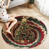 image:imageCustom Round Christmas Area Rug Personalized Christmas Round Carpet Cozy 3D Effect Printed Outdoor Indoor Decor Area Rug NonSlip Rug for Living Room Bedroom Dining Room Decor D22D11