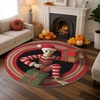 image:imageCustom Round Christmas Area Rug Personalized Christmas Round Carpet Cozy 3D Effect Printed Outdoor Indoor Decor Area Rug NonSlip Rug for Living Room Bedroom Dining Room Decor D22D21