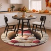 image:imageCustom Round Christmas Area Rug Personalized Christmas Round Carpet Cozy 3D Effect Printed Outdoor Indoor Decor Area Rug NonSlip Rug for Living Room Bedroom Dining Room Decor D22D6